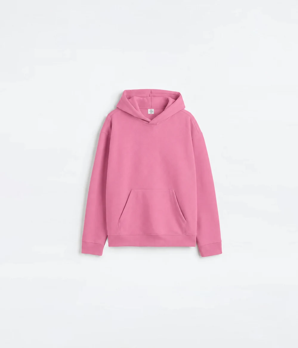 [OH] Oversized Basic Hoodie Pink